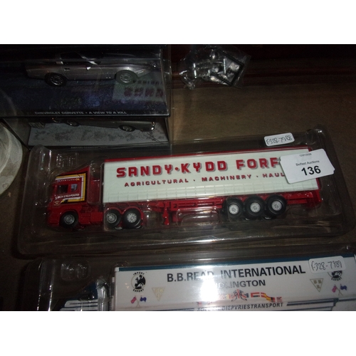 136 - BOXED DIECAST OXFORD CANIA SANDY KYDD FORFAR