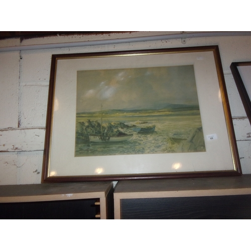 68 - MAURICE WILKS FRAMED PRINT