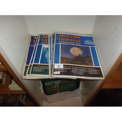 87 - VINTAGE UNIVERSE MAGAZINES