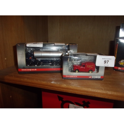 97 - 2 CORGI MODELS