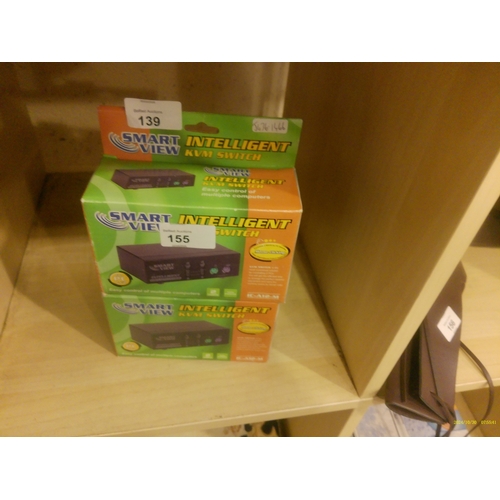 155 - 2 SMARTVIEW KVM SUITCASES