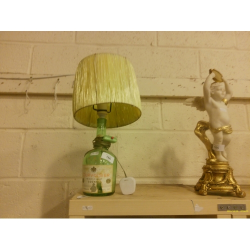 166 - RETRO BRANDY BOTTLE LAMP