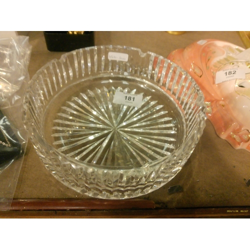 181 - LARGE WATERFORD CRYSTAL DISH