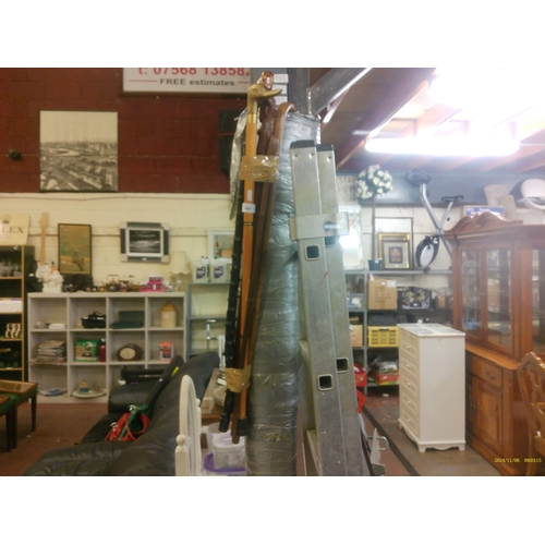 495 - COLLECTION OF WALKING STICKS