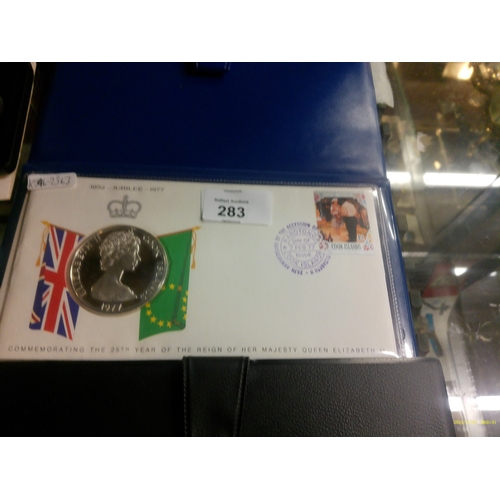 283 - SILVER PROOF 1977 25TH YEAR REIGN