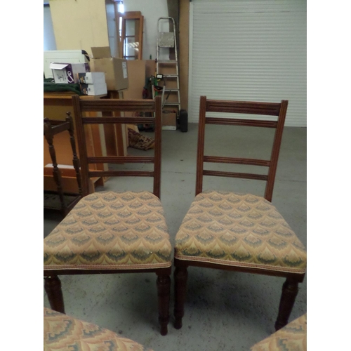 130 - Set of 4x Mahogany Dining Chairs