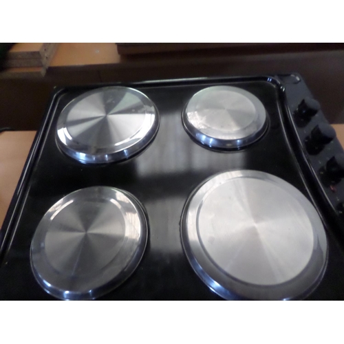 87 - Candy Four Ring Electric Hob with Hob Covers - In Good Working Order When Removed