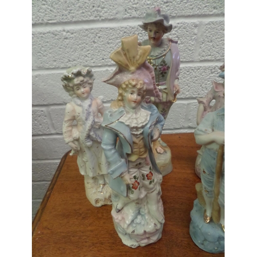 93 - 9x Porcelain Figurines