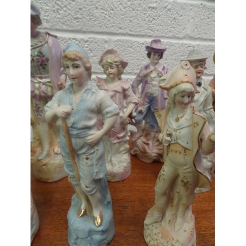 93 - 9x Porcelain Figurines