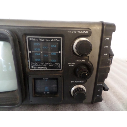 148 - 1970's Portable TV Radio with Airband