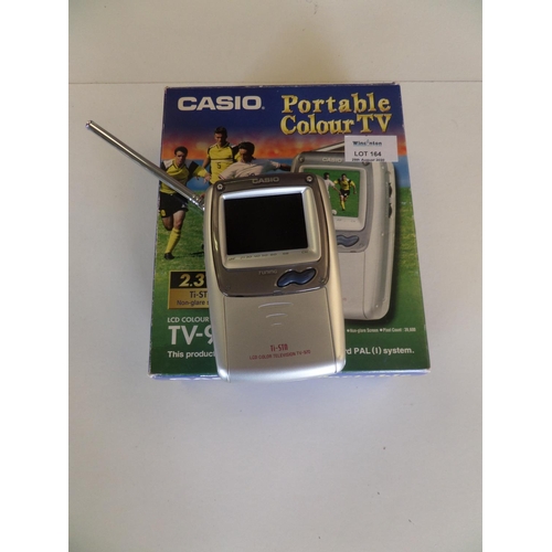 164 - Boxed Casio Portable TV