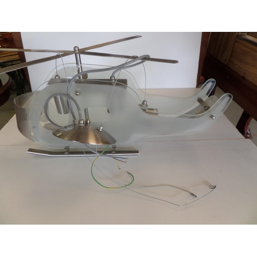 167 - Helicopter Ceiling Light Fixture