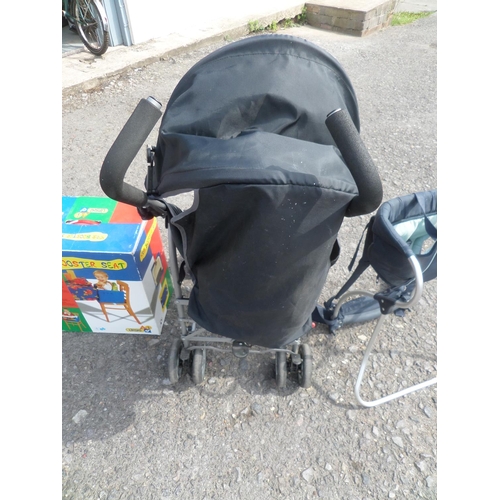 168 - Pushchair, Baby Carrier and Seat