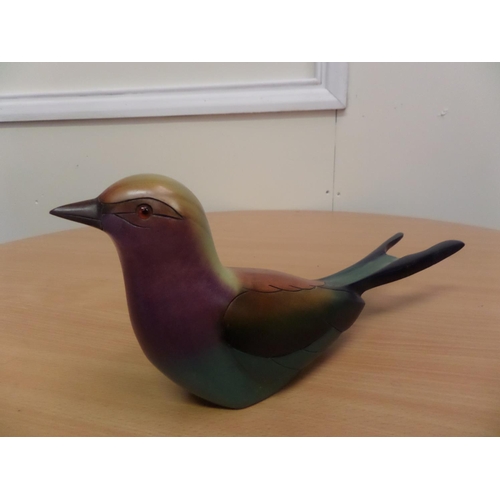 190 - Limited Edition Lilac Breasted Roller - Hand Carved and Painted 579/2000