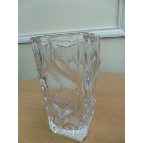 213 - Heavy French Crystal Vase