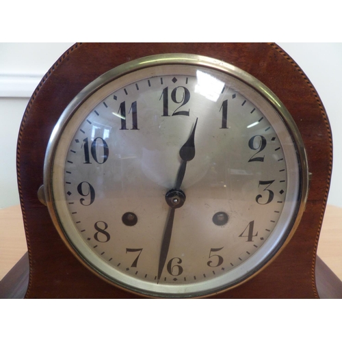 214 - Vintage Mahogany Mantle Clock