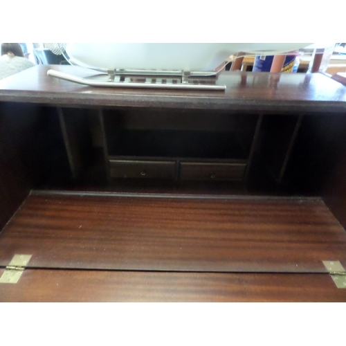 219 - Mahogany Veneer Bureau