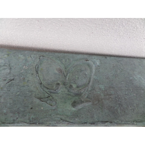 321 - Art Noveau Verdigris Fire Surround