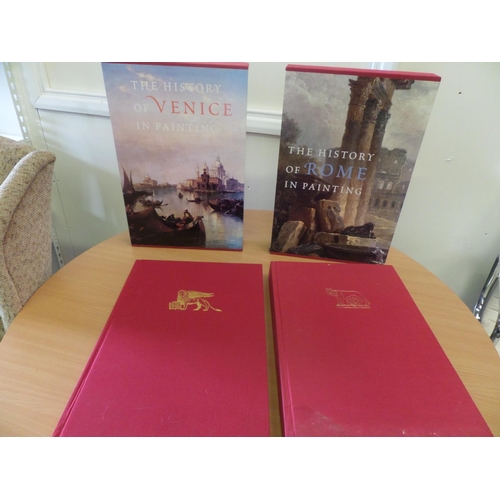 330a - Abbe Ville Press x 2 The History of Rome in Paintings (as found) and The History of Venice