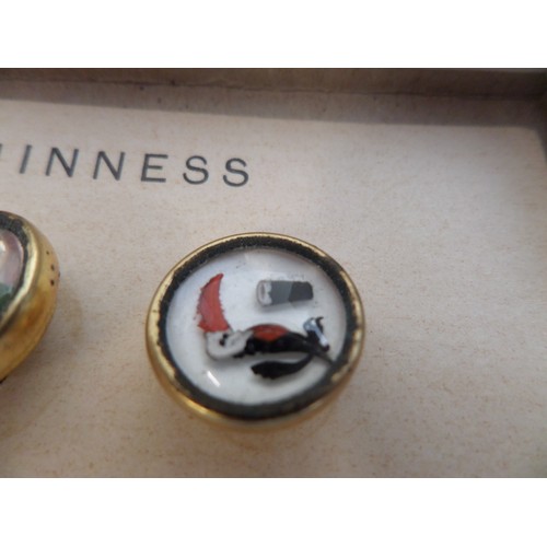 35H - Original Guinness Waistcoat Buttons in Box