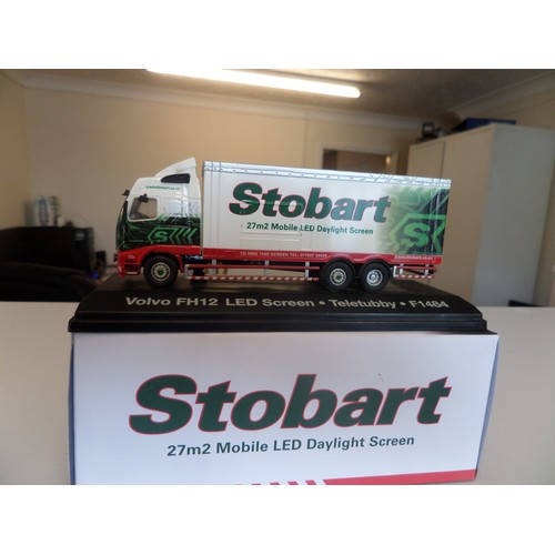 235 - Eddie Stobart Trucks x 4 ,  1:76 Scale Die Cast Metal Collectable ' Atlas Editions' : 
1. Scania R56... 