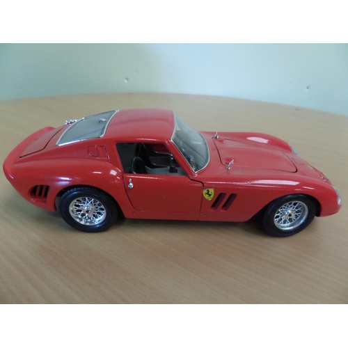 241 - 4 x Burago Models 1:18 Made in Italy 
1. Jaguar E 1961
2. Ferrari Testarossa 1984
3. Ferrari GTO 196... 