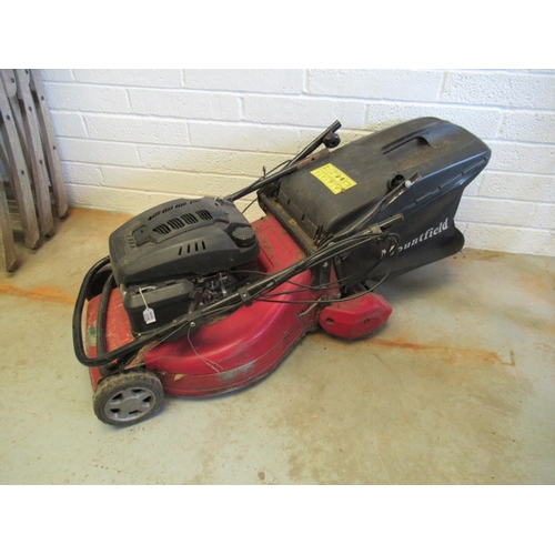 348 - Mountfield M554R 53cm Cut Petrol  with Roller and Grass Collection