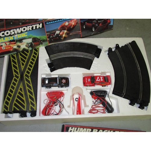 48a - Ford RS Cosworth Scalextric Set and Hump Back Bridge