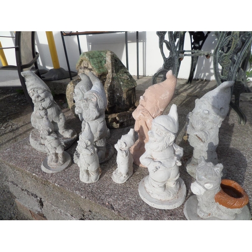 38B - A Collection of Garden Gnomes and Ornaments