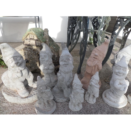 38B - A Collection of Garden Gnomes and Ornaments