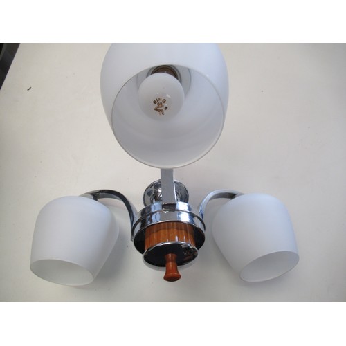 384 - Vintage 3 Light Ceiling Light