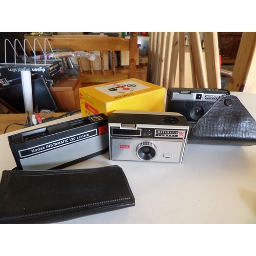 137 - 3 x Kodak Instamatic Camera 104/50 and 130