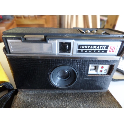 137 - 3 x Kodak Instamatic Camera 104/50 and 130