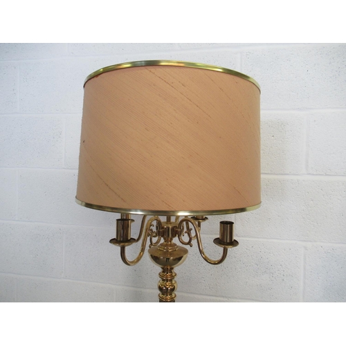 31 - Brass Effect 4 Light Standard Lamp ( Requires Cable)