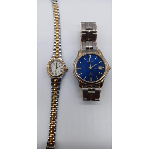 37 - Gents Quartz Wristwatch and Ladies Sekonda with New Batteries