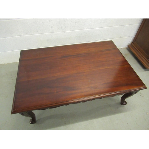 43 - Coffee Table with Ornate Feet and Surround 78 x 120 cm