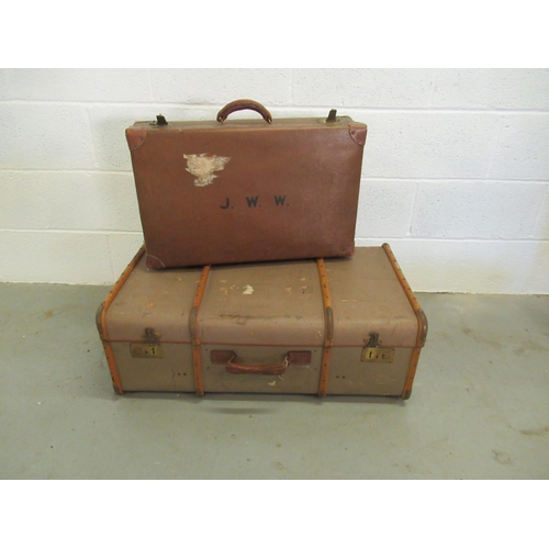 69 - 2 X Vintage Trunks/ Luggage