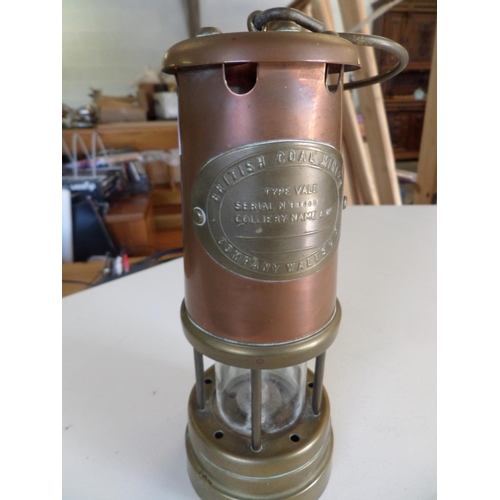 74 - Brass and Copper Reproduction Davey Lamp