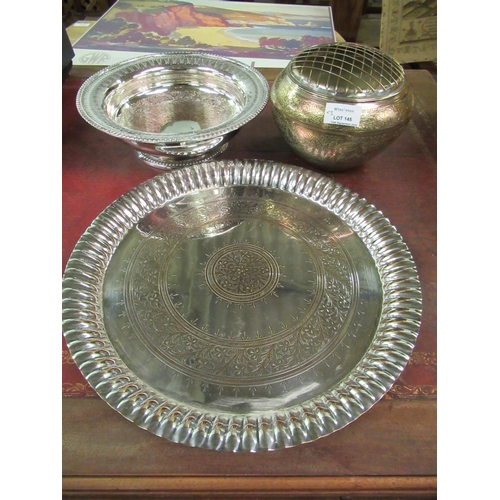 145 - Quantity of Silver Plated Ware , Including Rose bowl  etc.