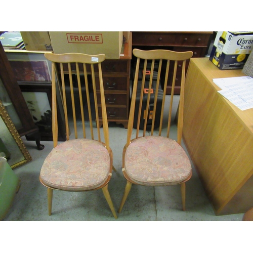 98b - A Pair of Ercol Goldsmith Dining Chairs