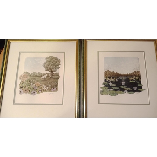 112 - 2 x Framed Limited Edition Prints by B. Handz