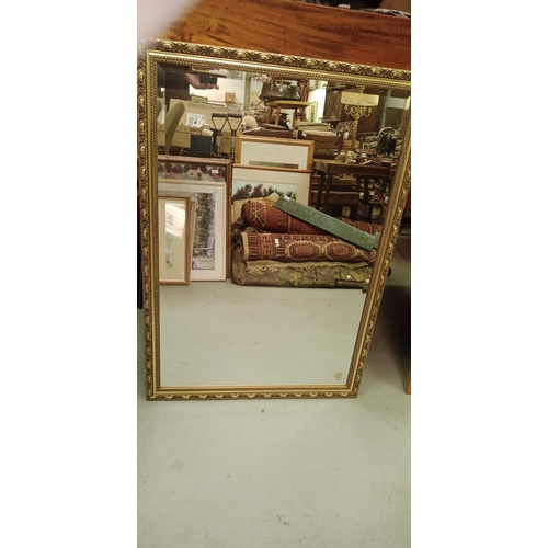 115 - A Large Gilt Framed Bevelled Glass Mirror 68 x 99