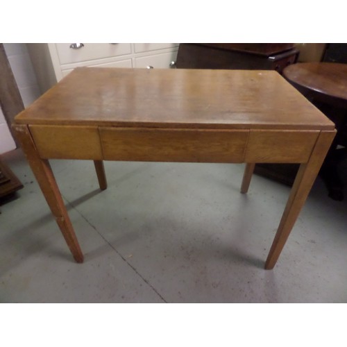 488 - Vintage Wooden Desk with Drawer 98 x 60 x 88cm