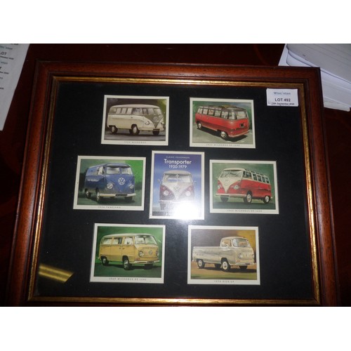 492 - Framed Classic VW Transporter Cards