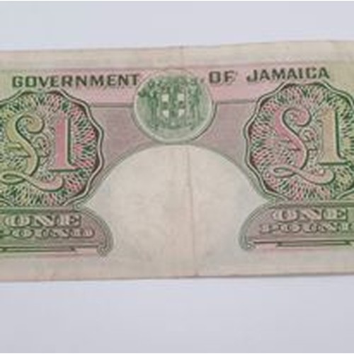 150D - Government of Jamaica £1 Banknote 27th May 1957