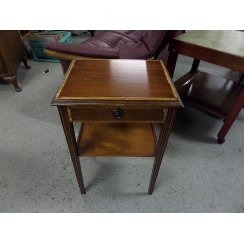 503 - Small Inlaid Table with Drawer