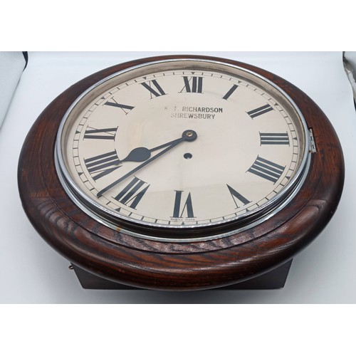 1 - A Cased Wall Clock for K T Richardson - Shrewsbury 16