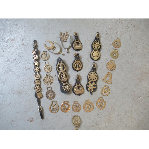 156 - Box of Horse Brasses