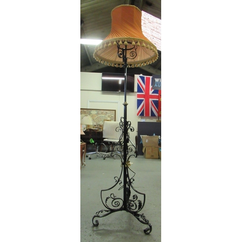 173 - Iron Standard Lamp with Shade