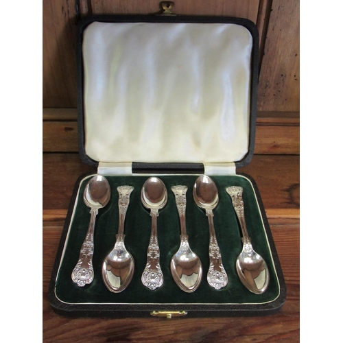 339 - A Set of 6 x Silver Plated Spoons